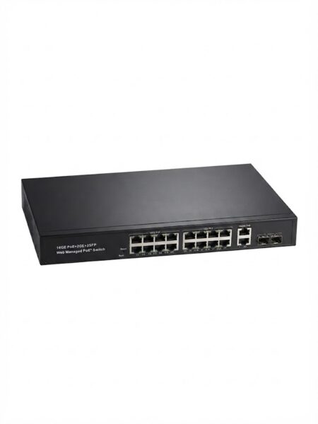 POE-162YGS 16*1000M+2*1000M+2SFP Yönetilebilir Gigabit Switch 300WATT