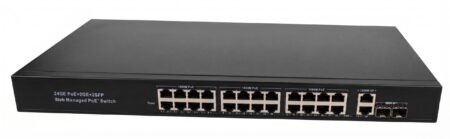 POE-242YGS 24*1000M+2*1000M+2SFP Yönetilebilir Gigabit Switch 300WATT